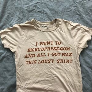 Big Bud Press Lousy T shirt - SIZE P